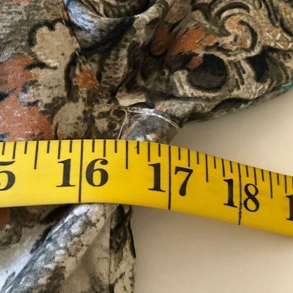 Chico’s Floral Print Cotton Jacket Size 4 - Picture 11 of 15